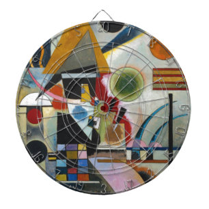 Kandinsky's Abstract Painting Swinging Dartboard