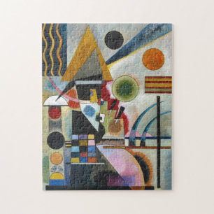 Kandinsky's Abstract Painting Swinging Jigsaw Puzzle