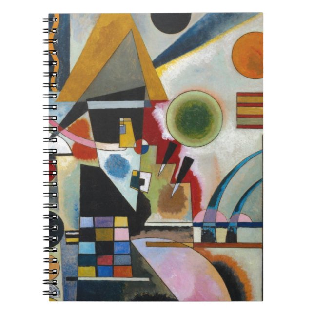 Kandinsky's Abstract Painting Swinging Notebook (Front)