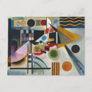 Kandinsky's Abstract Painting Swinging Postcard