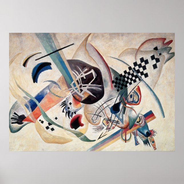 Kandinsky's Composition Abstract Painting Poster (Front)