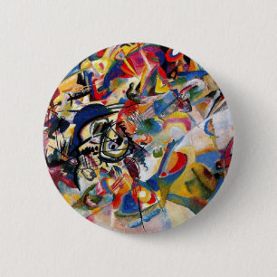 Kandinsky's Composition VII 6 Cm Round Badge