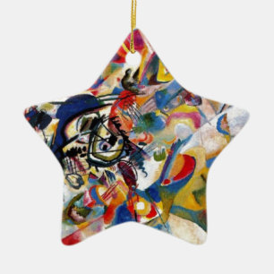 Kandinsky's Composition VII Ceramic Ornament