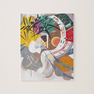 Kandinsky's Dominant Curve Abstract Jigsaw Puzzle
