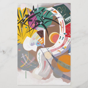 Kandinsky's Dominant Curve Abstract Stationery