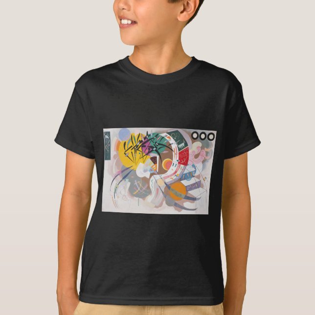 Kandinsky's Dominant Curve Abstract T-Shirt (Front)