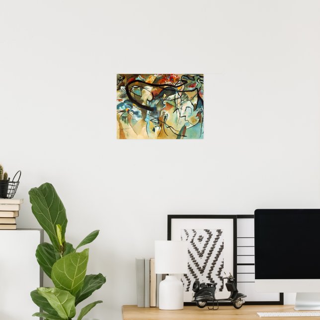 Kandinsky's painting, Composition V, Poster (Home Office)