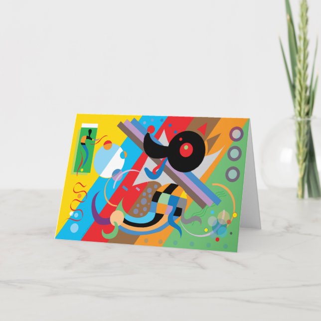 Kandinsky's Puppy Card #2 (Front)