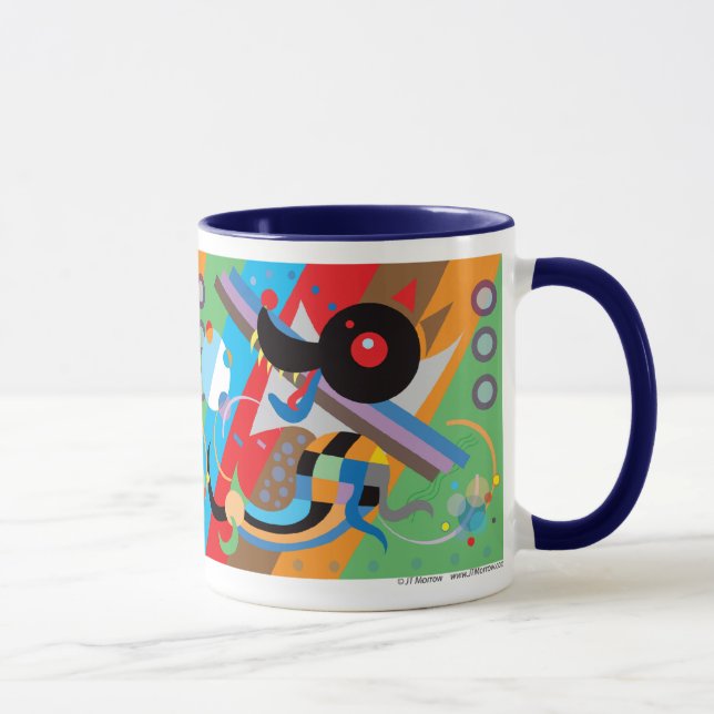 Kandinsky's Puppy Mug (Right)