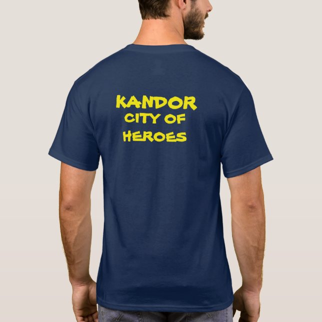 KANDOR CITY OF HEROES T-Shirt (Back)
