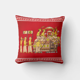 Kandy Perahera Festival Pillow | Sri Lankan Art