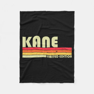 Kane Gift Name Personalized Funny Retro Vintage T Fleece Blanket