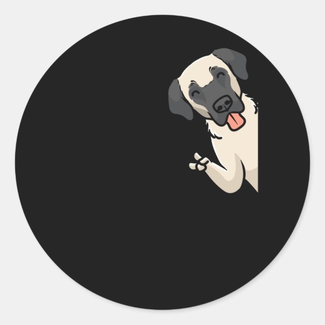 Kangal Dog Classic Round Sticker (Front)