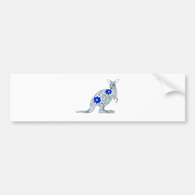 Kangaroo 3 bumper sticker (Front)