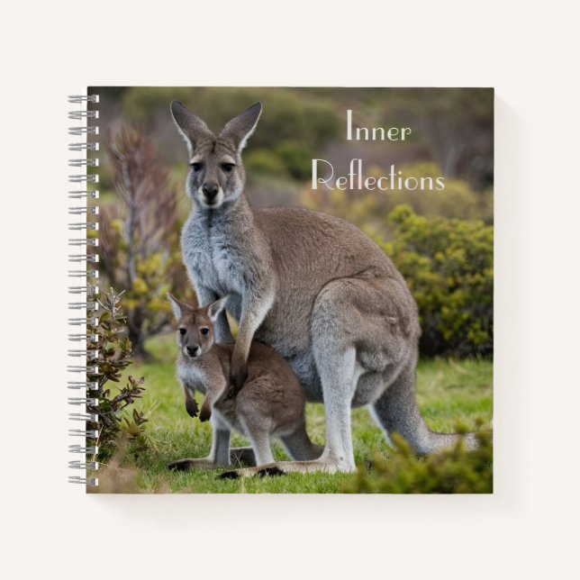 Kangaroo and Joey Notebook (Front)