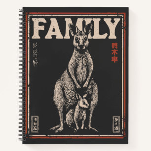 Kangaroo and Joey – Safe in Mama’s Pouch Forever Notebook