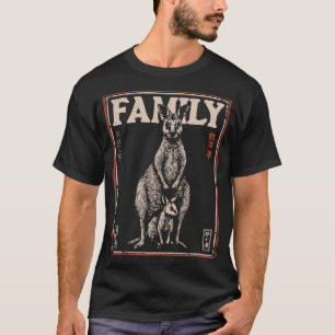Kangaroo and Joey – Safe in Mama’s Pouch Forever T-Shirt