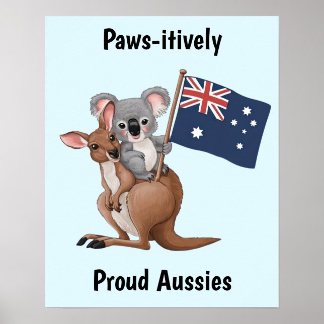 Kangaroo and Koala Poster (Front)