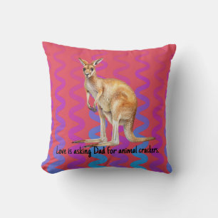 Kangaroo Animal Cracker Cushion