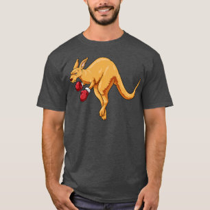 Kangaroo as boxer with boxing gloves 1 T-Shirt