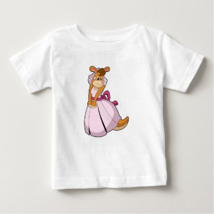 Kangaroo as Bride with Wedding dress Baby T-Shirt