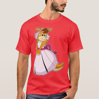 Kangaroo as Bride with Wedding dress T-Shirt