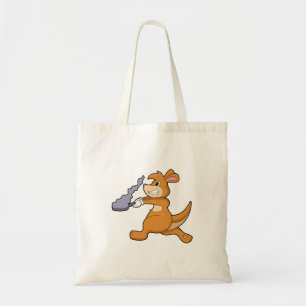 Kangaroo as Cook with Pan Tote Bag