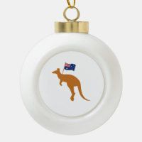 kangaroo australia flag