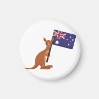 kangaroo australia flag