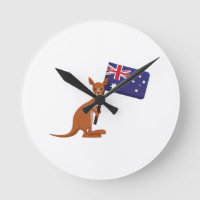 kangaroo australia flag