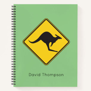 Kangaroo Australia Notebook