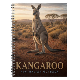 Kangaroo Australian Outback Wildlife ANIMAL Notebook