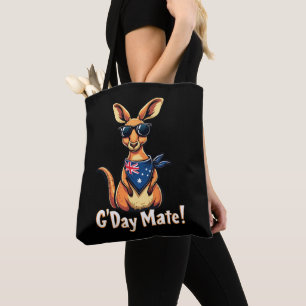 Kangaroo Bandana Australian Flag Celebrate Aussie  Tote Bag