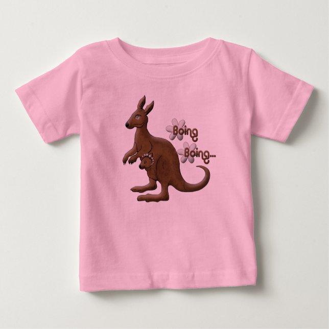 Kangaroo Boing Boing T-Shirt. Baby T-Shirt (Front)