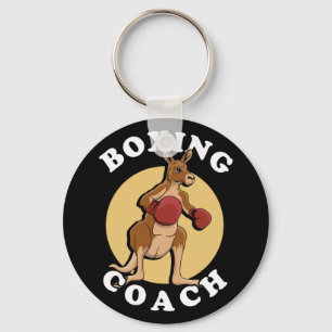 Kangaroo Boxing Coach Key Ring