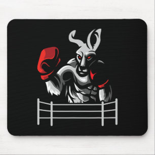 Kangaroo - Boxing Kickboxer Boxer Kickboxing Fan Mouse Pad
