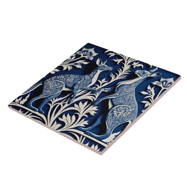 Kangaroo Ceramic Tile (Side)
