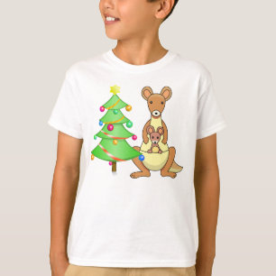 Kangaroo Christmas T-Shirt