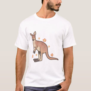 Kangaroo Delight � Cute Animal Art T-Shirt