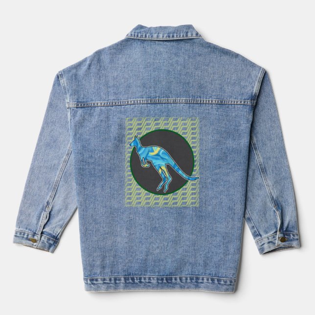 kangaroo denim jacket (Back)