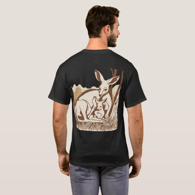 Kangaroo Design T-Shirt (Back Full)