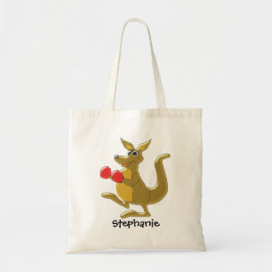 Kangaroo Design Tote Bag