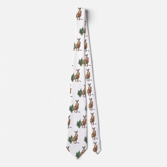 Kangaroo Drawing Tie (Front)