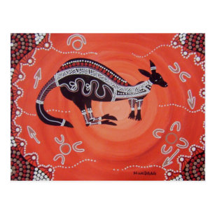 Kangaroo Dreaming Postcard