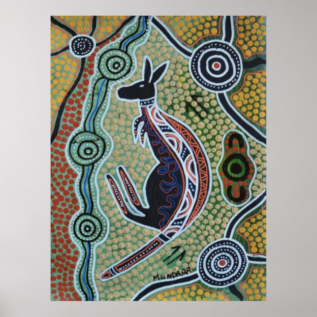 Kangaroo Dreaming Poster (Front)