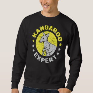 Kangaroo Expert Kangaroos Animal  Australia  1 Sweatshirt