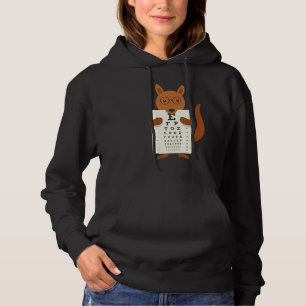 Kangaroo Eye Chart Snellen Chart Hoodie