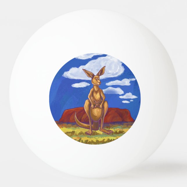 Kangaroo Gifts & Accessories Ping Pong Ball (Front)