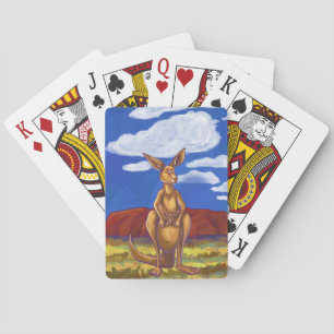 Kangaroo Gifts & Accessories Playing Cards