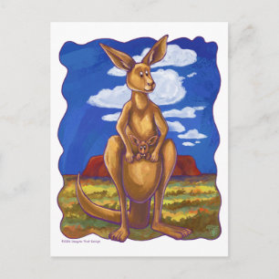 Kangaroo Gifts & Accessories Postcard